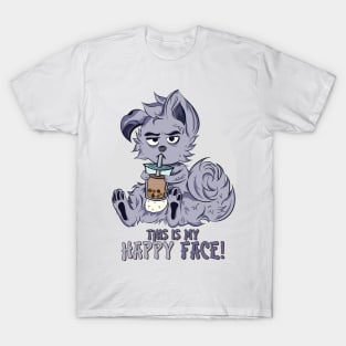 The Cutest Japanese Dog - Bubble team Time - This is my Happy Face! T-Shirt